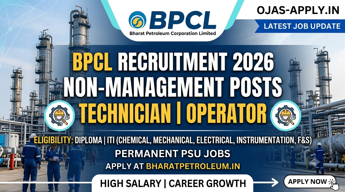 BPCL Non-Management Recruitment 2026 Notification Image