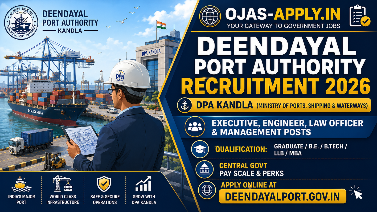 Deendayal Port Authority Recruitment 2026 Notification Image