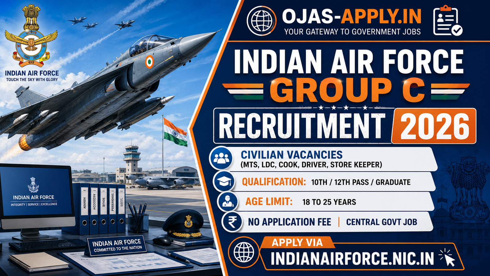 Indian Air Force Group C Recruitment 2026 Notification Image