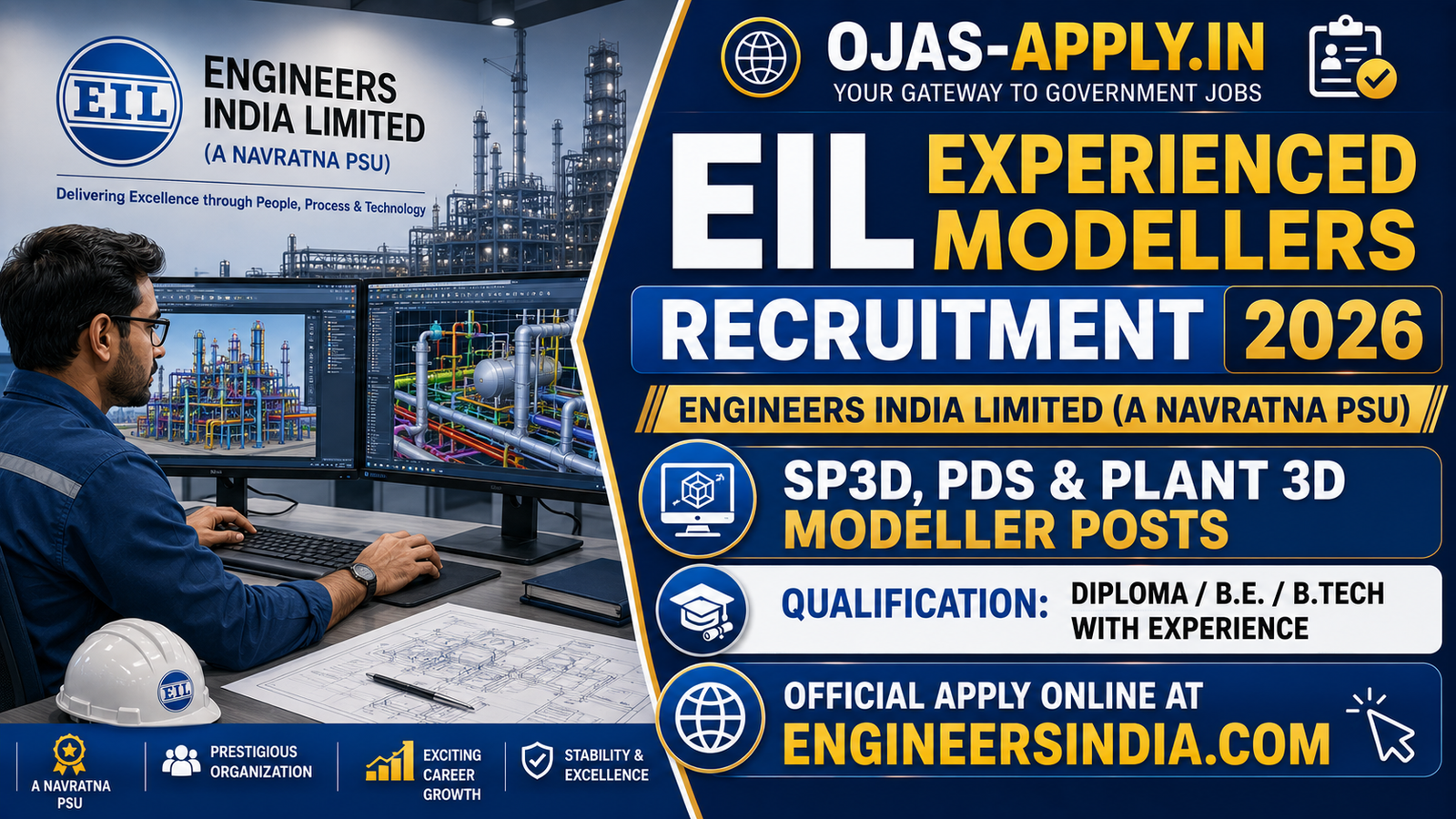EIL Experienced Modellers Recruitment 2026 Notification Image