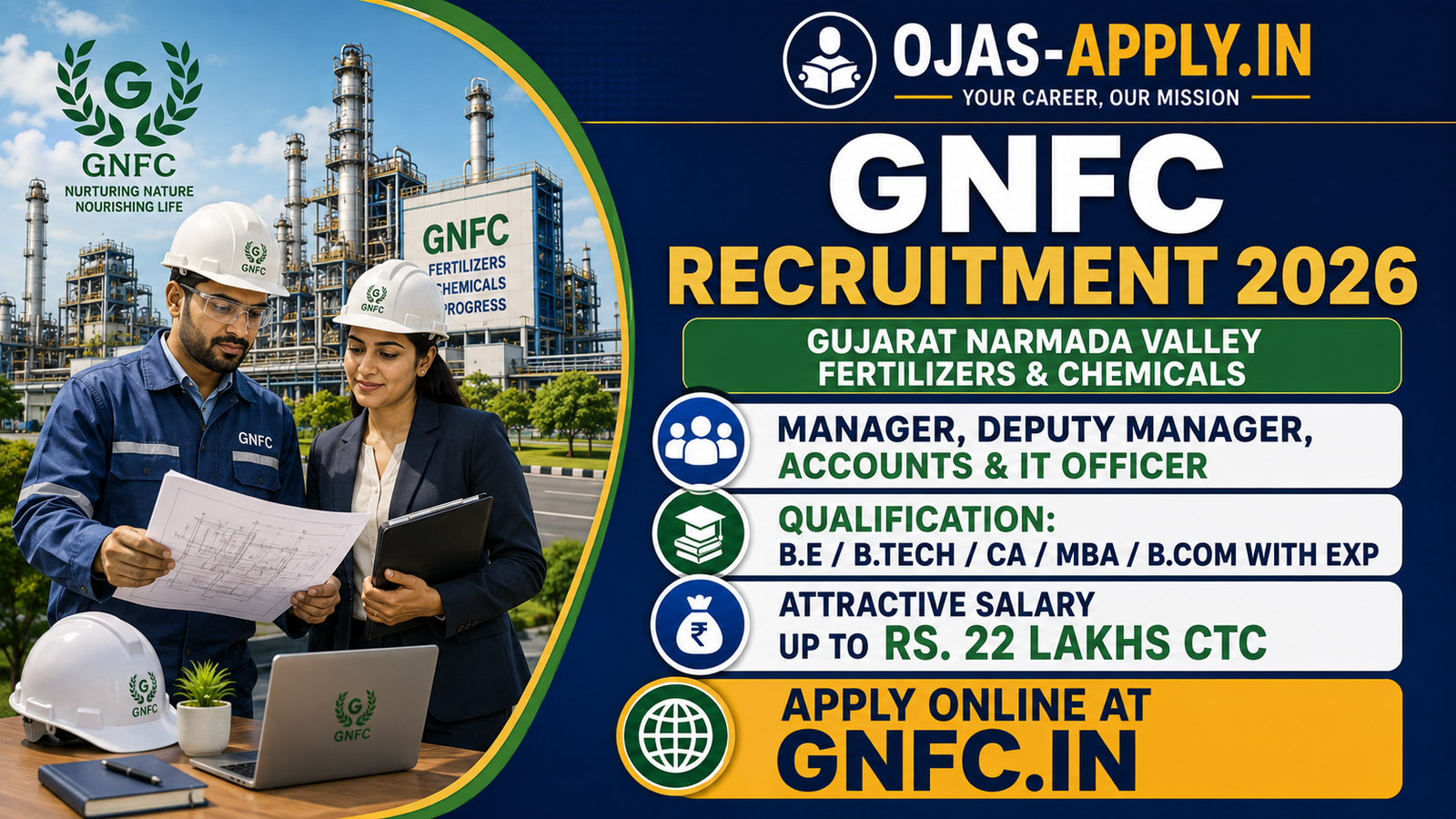 GNFC Recruitment 2026 Banner